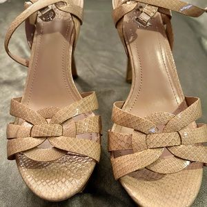 Nude Platform Sandal